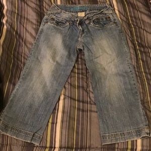 Hydraulic Cropped Jeans